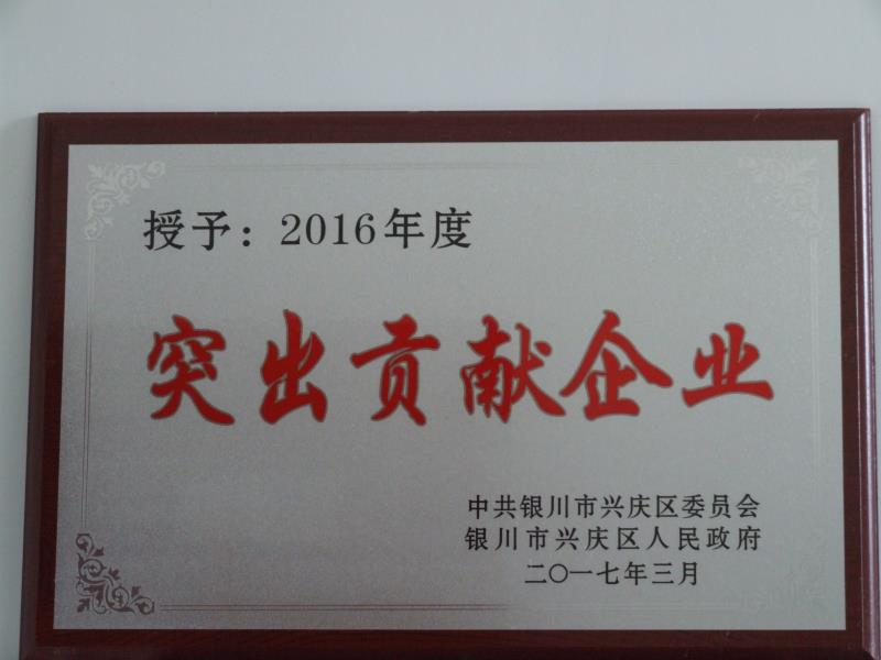 开云（中国）Kaiyun·官方网站-登录入口2016年度突出贡献企业